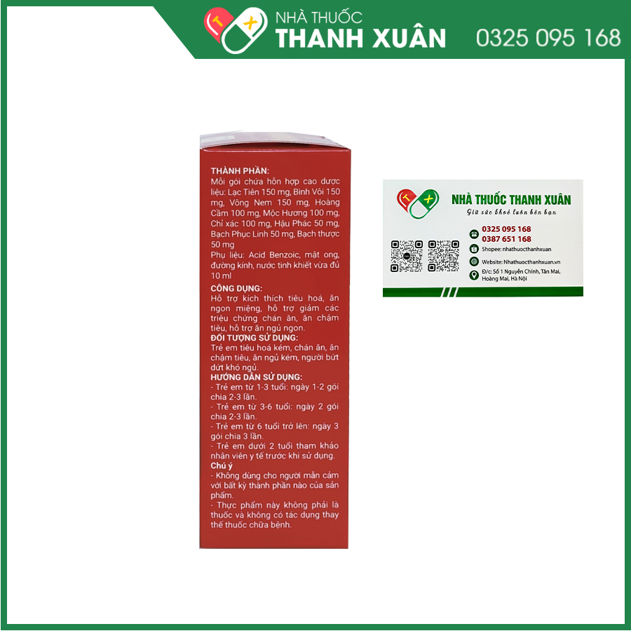 Siro Ăn Ngủ Ngon Bắc Thái giúp hỗ trợ kích thích tiêu hóa, giảm tình trạng chán ăn, chậm tiêu, hỗ trợ ăn ngủ ngon